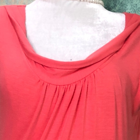 📌Loulou  Salmon Pink Shirt Dress - Picture 5 of 7